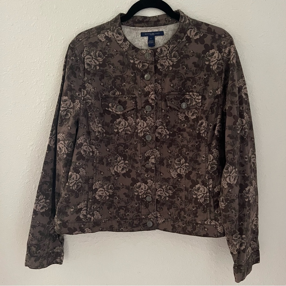 Bandolino floral denim jacket (XL)